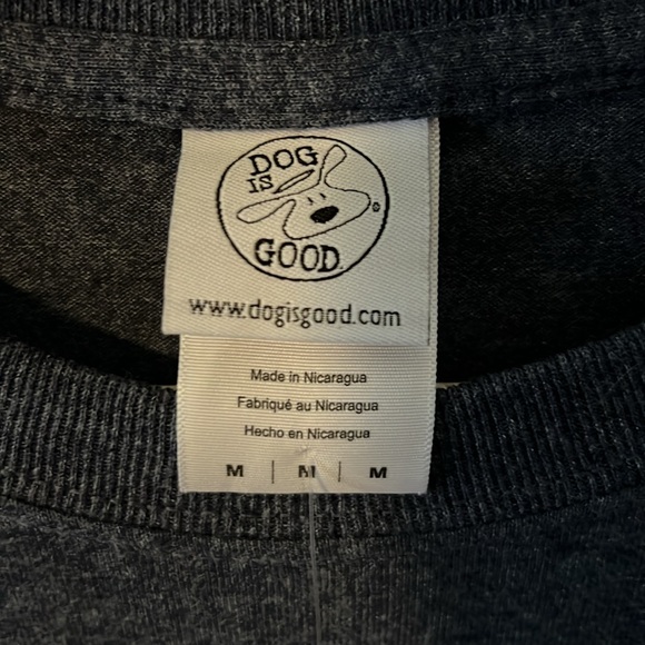 ‘Never RV Alone’ Dog is Good brand t-shirt NWT, go camping with your dog 🐶 - Picture 4 of 6